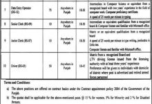 Punjab Food Authority Jobs 2017 PFA NTS Application Form, Last Date