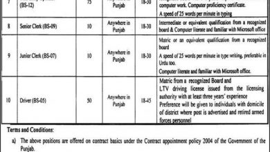 Punjab Food Authority Jobs 2017 PFA NTS Application Form, Last Date