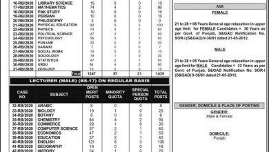 PPSC Lecturer Jobs August 2025 Online Apply, Last Date 5 PPSC Lecturer Jobs August 2025 Online Apply, Last Date