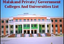 Malakand Private, Government Colleges And Universities List