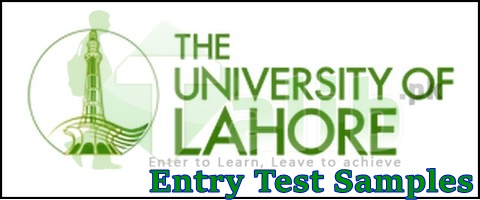 University Of Lahore Entry Test 2022 Sample Paper