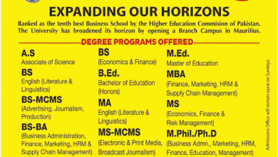 Greenwich University Karachi Admissions 2025 Form, Courses, Eligibility