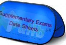 Matric Supplementary Date Sheet 2025 Punjab Boards 12 Matric Supplementary Date Sheet 2025 Punjab Boards