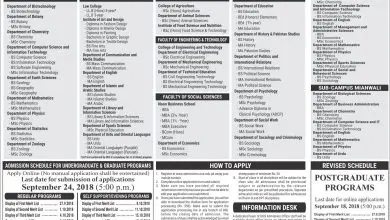 University Of Sargodha Bhakkar Campus Admissions 2026 Merit List