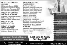 University of South Asia USA Lahore Admissions 2025