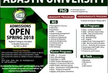 Abasyn University Pharm.D Admissions 2025 Form Last Date, Eligibility