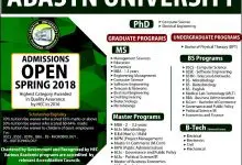 Abasyn University Pharm.D Admissions 2026 Form Last Date, Eligibility
