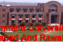 Government Universities In Islamabad And Rawalpindi