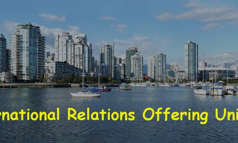 Universities Offering BSc / MSc International Relations in Pakistan 1 Universities Offering BSc MSc International Relations in Pakistan