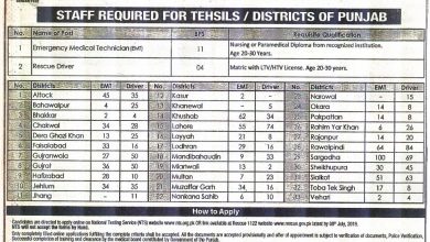 Rescue 1122 Driver Jobs 2025 Punjab NTS Apply Online Registration