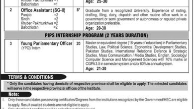 PIPS Internship Program 2025 Application Form Last Date