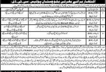 Balochistan Police CTD Jobs 2025 Application Form, Last Date