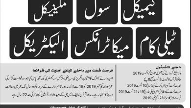 Govt College Of Technology Taxila Admissions 2025 DAE Form