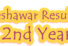Peshawar Board 2nd Year Result 2025