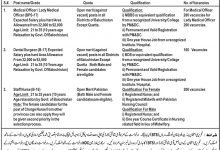Health Department Balochistan Jobs 2025 BTS Application Form, Last Date