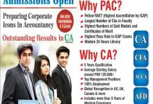 PAC Lahore Admission 2026 CA, ACCA Form, Fee
