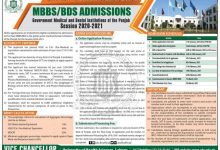 Gujranwala Medical College Admission 2025-2021