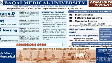 Baqai Medical University Admission 2026-21 7 Baqai Medical University Admission 2026-21
