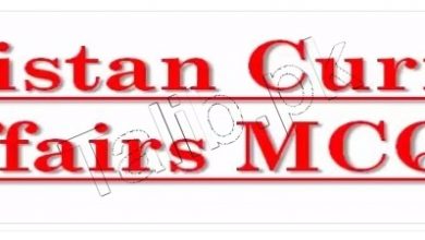 Current Affairs Of Pakistan 2025 MCQs With Answers PDF Download Free