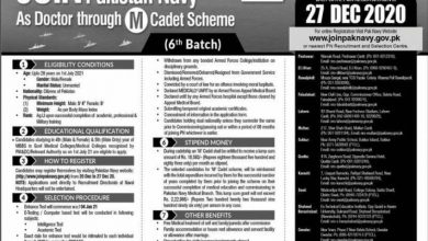 How To Join Pak Navy As a Doctor 2025