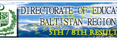 Baltistan Elementary Board Result 2025