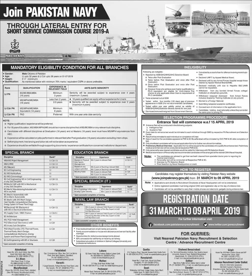 Join Pakistan Navy Short Service Commission 2026-A Online 1 Join Pakistan Navy Jobs 2026-A Through Short Service Commission