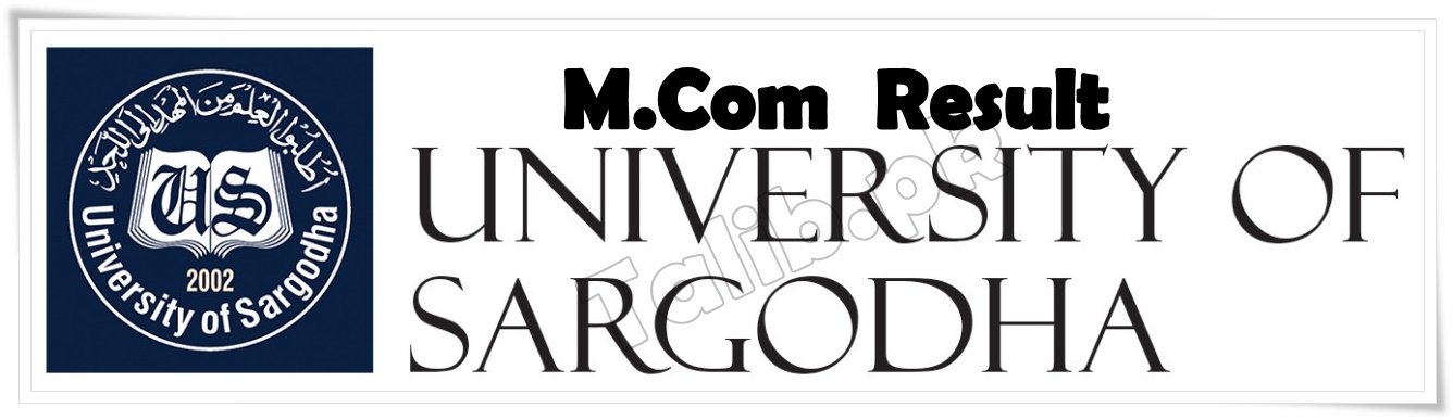 University Of Sargodha M.Com Result 2025 1 University Of Sargodha M.Com Result 2025