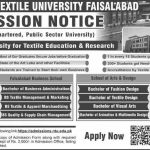 National Textile University Admission 2025