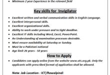 OTS Invigilator Jobs 2025
