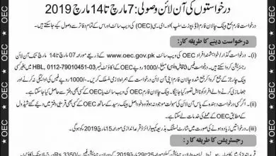 OEC Korea Jobs 2026 For Pakistani 7 OEC Korea Jobs 2026 For Pakistani www.oec.gov.pk Registration Form Last Date