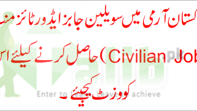 Pak Army Civilian Jobs 2025 Online Registration Form
