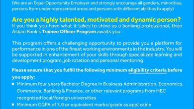 Askari Bank Trainee Officer 2025 Jobs Interview Test Date