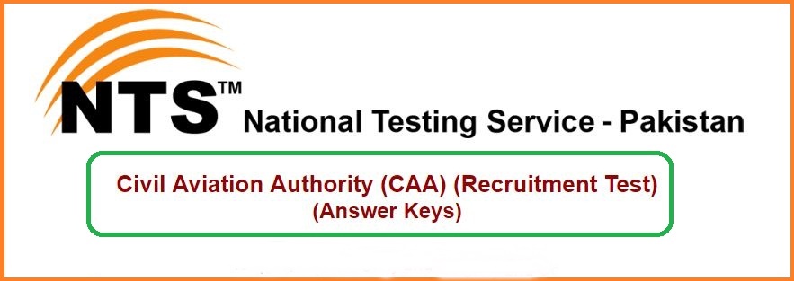 CAA Assistant Director Entry Test Result 2025 NTS Answer Keys