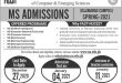 FAST University Islamabad Admissions 2022
