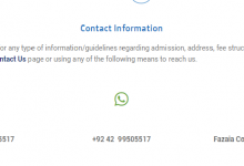 Fazaia PAF Inter College Lahore Admission 2025