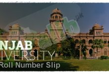 Punjab University Ma Roll No Slip 2025