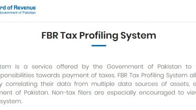 FBR Tax Profile System To Check Assets Information On NADRA