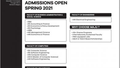 MAJU Karachi Admission Spring 2025