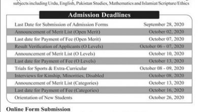 Kinnaird College Admissions 2025 For Intermediate