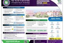 SSUET Admission Form 2025