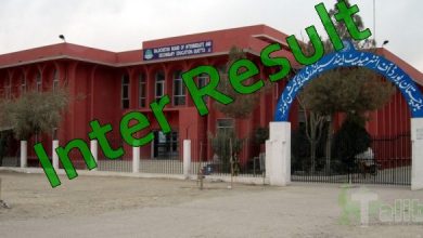 Balochistan Board 12th Class Result 2025