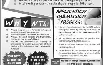 NTS GAT General 8th August Test Result 2026 Answer Keys