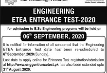 University Of Peshawar BS Admission 2025