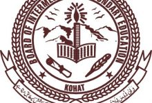 Kohat Board Inter Supply Date Sheet 2025