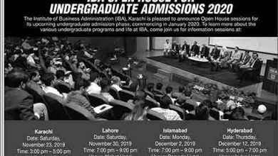 IBA Karachi Undergraduate Admission 2025 Dates, Requirements