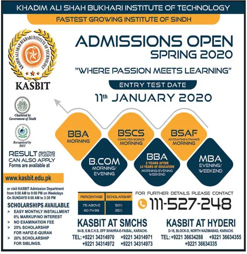KASBIT Admission Spring 2026 1 KASBIT Admission Spring 2026