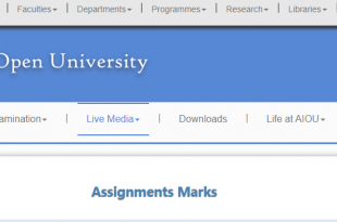 AIOU Assignments Marks 2021 For Spring And Autumn