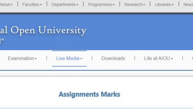 AIOU Assignments Marks 2025 For Spring And Autumn