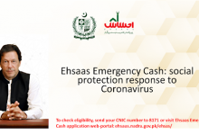 Ehsaas Emergency Cash Program 2025 SMS 8171