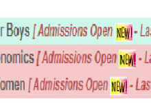 Jinnah College For Womens Peshawar Merit List 2025